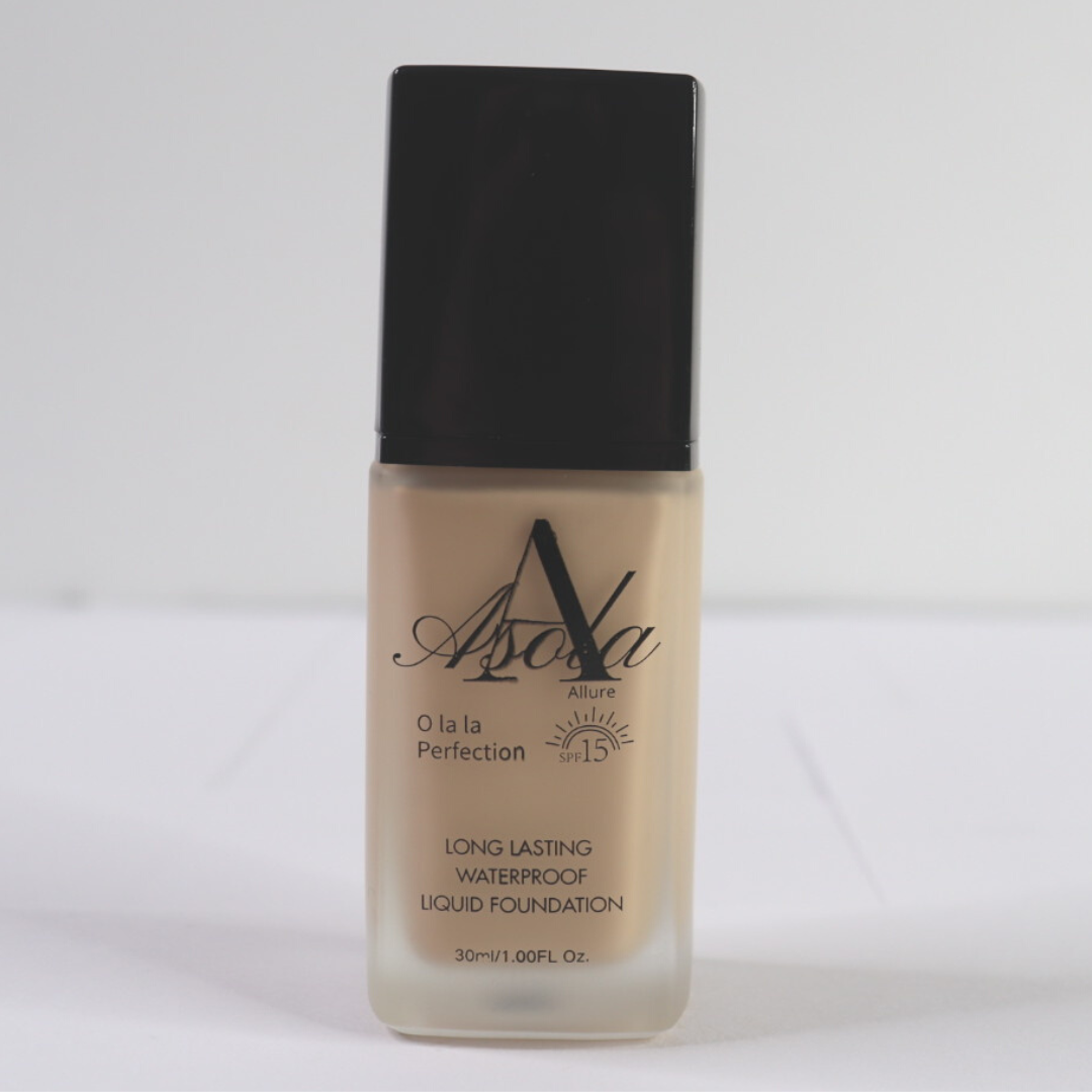 Asola Allure: O La La Perfection Long-Lasting Waterproof Liquid Foundation.